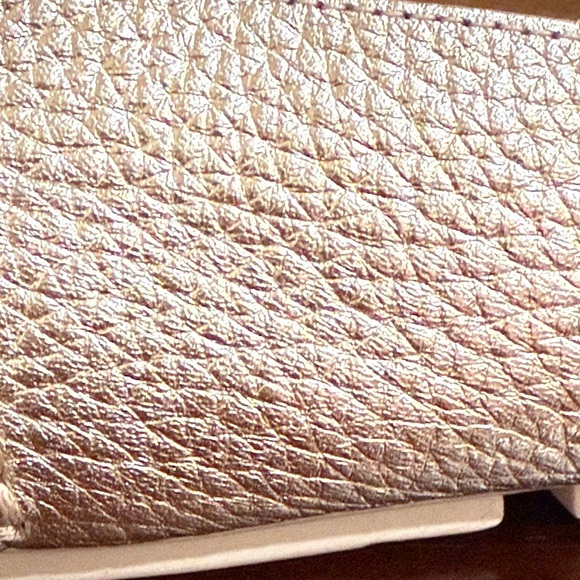 SPERRY BAY VIEW SLIP ON LEATHER LOAFER IN GOLD METALLIC WOMENS SIZE 7M - Picture 10 of 10